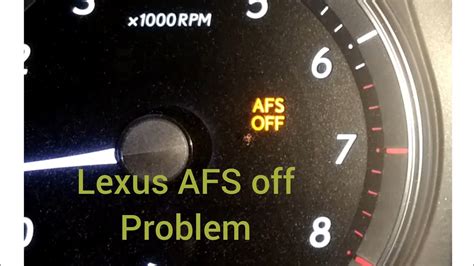 If the AFS indicator keeps blinking, or starts blinking again while driving after turning the ignition switch to the ON (II) position, the AFS is not working properly (see page). . Afs off lexus meaning